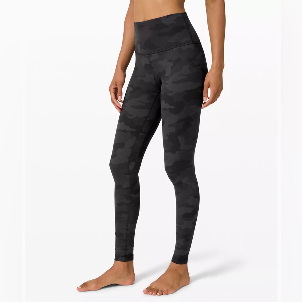 lululemon Align High Rise Leggings Pant, Sz 0, Camp Deep Coal, 28”